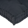 Stella Homewares Pallet Sofa Cushion with Arm and Back Support - Anthracite Fabric