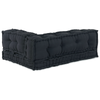 Stella Homewares Pallet Sofa Cushion with Arm and Back Support - Anthracite Fabric