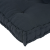 Stella Homewares Pallet Sofa Cushion with Back Support - Charcoal Fabric