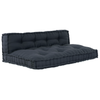 Stella Homewares Pallet Sofa Cushion with Back Support - Charcoal Fabric