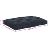 Stella Homewares Pallet Sofa Cushion in Anthracite Fabric