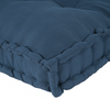 Stella Homewares Pallet Sofa Cushion with Arm and Back Support - Blue Fabric