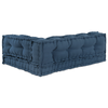 Stella Homewares Pallet Sofa Cushion with Arm and Back Support - Blue Fabric