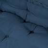 Stella Homewares Pallet Sofa Cushion with Back Support - Blue Fabric