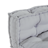 Stella Homewares Pallet Sofa Cushion with Back Support - Grey Fabric