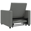 Stella Homewares 3-in-1 Single Sofa Bed Convertible Dark Grey Fabric