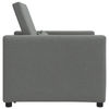 Stella Homewares 3-in-1 Single Sofa Bed Convertible Dark Grey Fabric