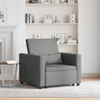 Stella Homewares 3-in-1 Single Sofa Bed Convertible Dark Grey Fabric