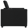 Stella Homewares 3-in-1 Single Sofa Bed Convertible Black Fabric