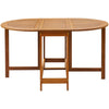 Garden Table 130x90x72 cm Solid Acacia Wood