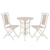 alt="3 Piece Bistro Set Steel White"