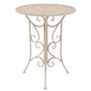 3 Piece Bistro Set Steel White