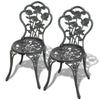 alt="Bistro Chairs 2 pcs Cast Aluminium Green"