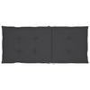 Garden Chair Cushions 4 pcs Anthracite 120x50x3 cm