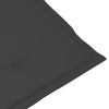 Garden Chair Cushions 4 pcs Anthracite 120x50x3 cm