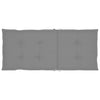 Garden Chair Cushions 2 pcs Grey 120x50x3 cm