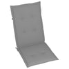 Garden Chair Cushions 4 pcs Grey 120x50x3 cm