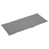 Garden Chair Cushions 4 pcs Grey 120x50x3 cm