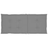 Garden Chair Cushions 4 pcs Grey 120x50x3 cm