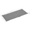Garden Chair Cushions 4 pcs Grey 120x50x3 cm