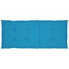 Garden Chair Cushions 4 pcs Blue 120x50x3 cm
