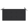 Garden Bench Cushion Anthracite 100x50x3 cm