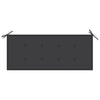 Garden Bench Cushion Anthracite 120x50x3 cm