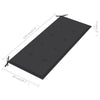 Garden Bench Cushion Anthracite 120x50x3 cm