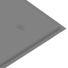 Garden Bench Cushion Grey 120x50x3 cm