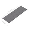 Garden Bench Cushion Grey 150x50x3 cm