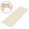 Garden Bench Cushion Cream 150x50x3 cm