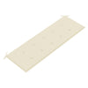 Garden Bench Cushion Cream 150x50x3 cm