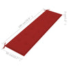 Garden Bench Cushion Red 180x50x3 cm