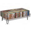 alt="Coffee Table Solid Reclaimed Wood 100x50x38 cm""