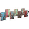alt="Coat Rack with 7 Hooks Solid Reclaimed Wood"