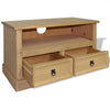 TV Cabinet Mexican Pine Corona Range 91x43x56 cm