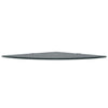 Corner Shelf with Chrome Supports Glass Black 25x25 cm