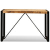 Dining Table Solid Rough Mango Wood 120 cm