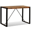 alt="Dining Table Solid Reclaimed Wood 120 cm"