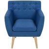 Armchair Blue Fabric
