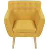 Armchair Yellow Fabric