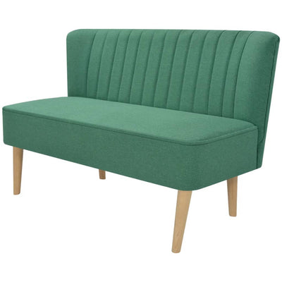 alt="Sofa Fabric 117x55.5x77 cm Green"