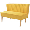 alt="Sofa Fabric 117x55.5x77 cm Yellow"