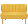 Sofa Fabric 117x55.5x77 cm Yellow