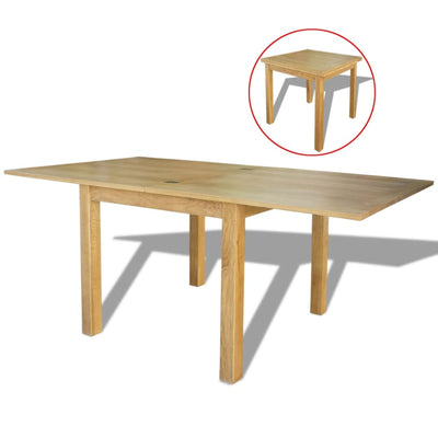 alt="Extendable Table Oak 170x85x75 cm"