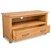 TV Cabinet 90x35x48 cm Solid Oak Wood