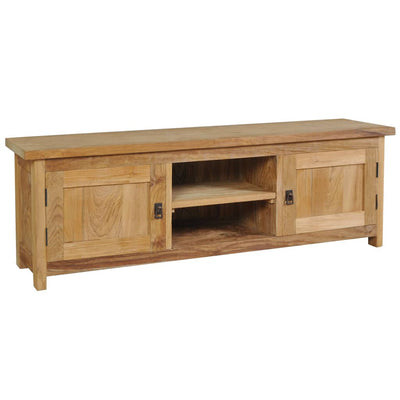 alt="TV Cabinet Solid Teak 120x30x40 cm"