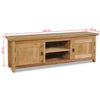 TV Cabinet Solid Teak 120x30x40 cm