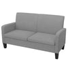 alt="2-Seater Sofa 135x65x76 cm Light Grey"