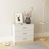 Chest of Drawers Chipboard 71x35x68 cm White